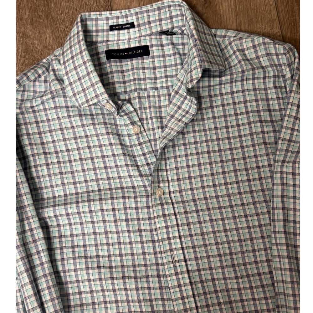 TOMMY HILFIGER - Men's Long Sleeve Button Down - Medium